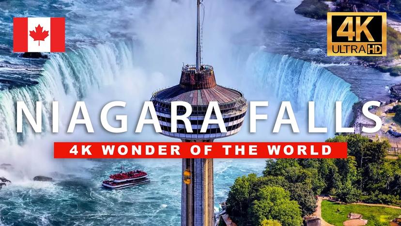 🇨🇦 Canada Walking Tour - Niagara Falls and Clifton Hill City Walk [ 4K HDR - 60 FPS ]
