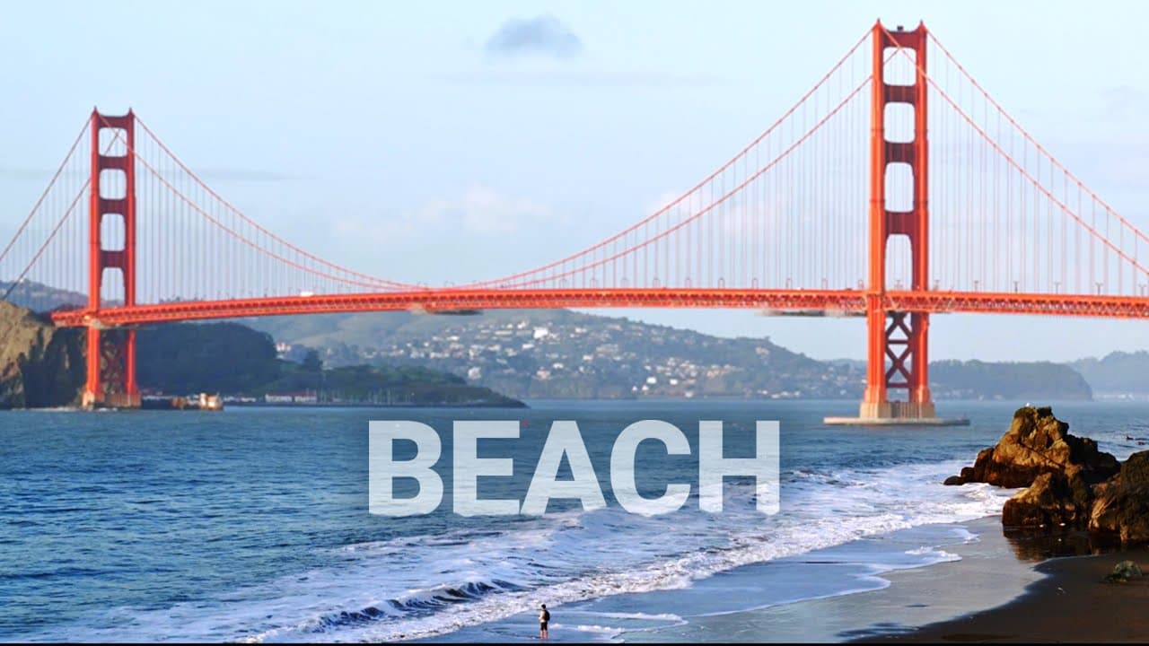 1hr Beach ambiance in San Francisco, California