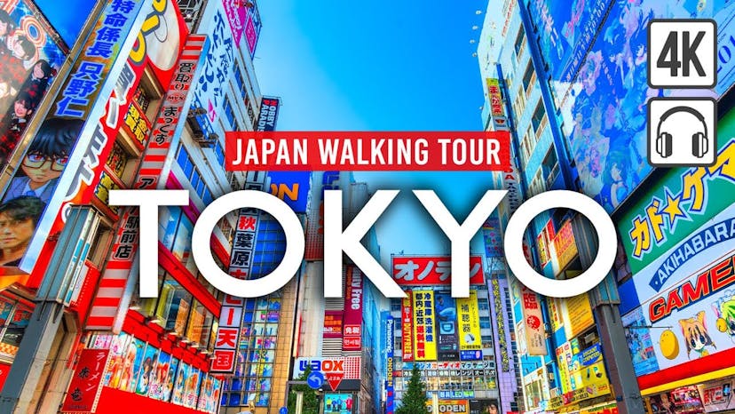 Tokyo, Japan 4K Walking Tour - Captions & Immersive Sound [4K Ultra HD/60fps]