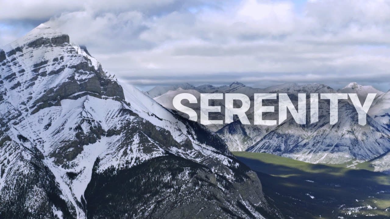 Find Peace: Serene view of a Snowy Mountain Valley | Banff's Bow River Valley