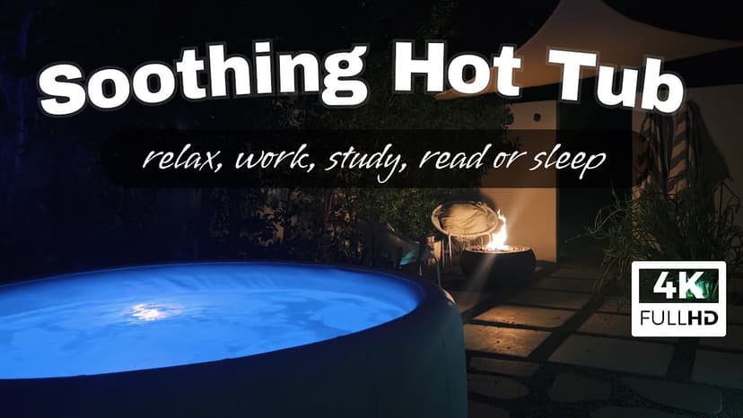 Relaxing Hot Tub jacuzzi sounds for sleeping | bubbling water sounds | jacuzzi noise for relaxing